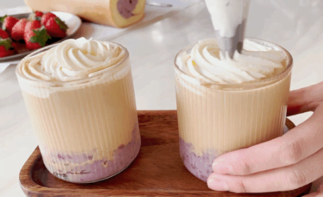 喜歡芋泥喜歡奶茶的看過來,不能錯(cuò)過的芋泥焦糖奶茶和芋泥蛋糕卷